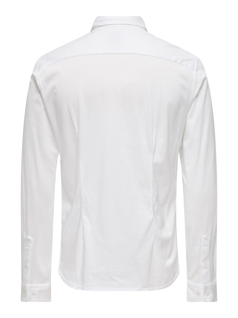 Onsrobin B/u Ls Stretch Shirt Noos Frml - Wit