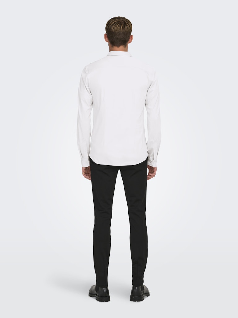 Onsrobin B/u Ls Stretch Shirt Noos Frml - Wit