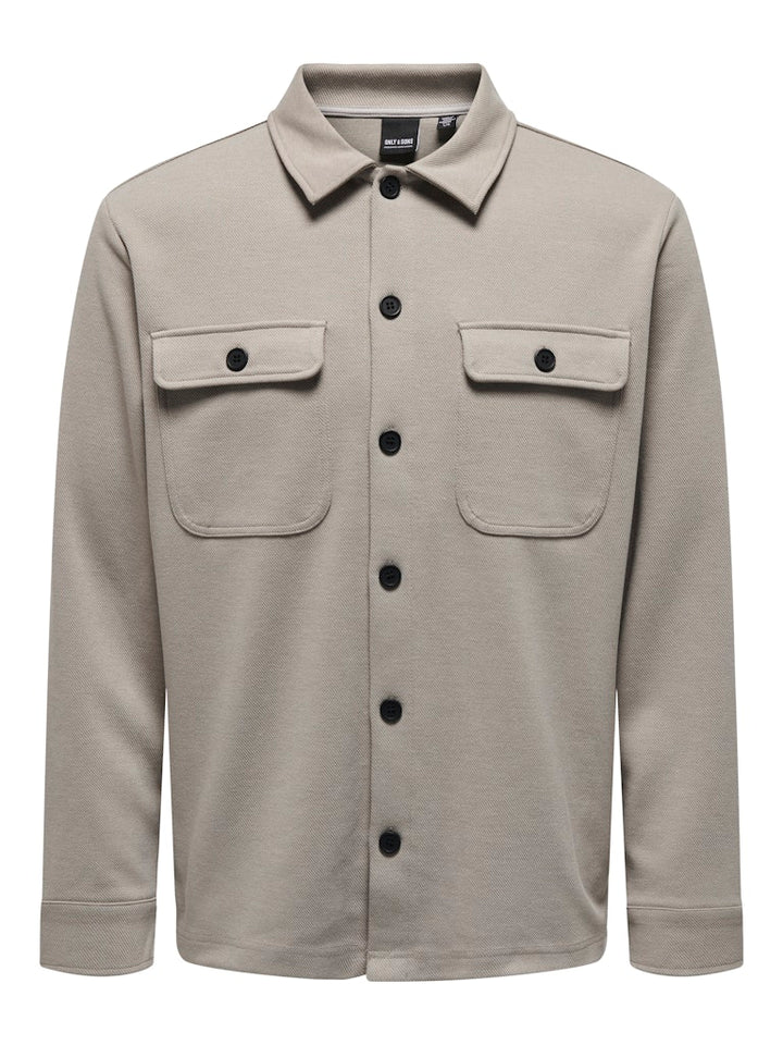 Onsnewkodyl Overshirt Sweat Noos - Zand