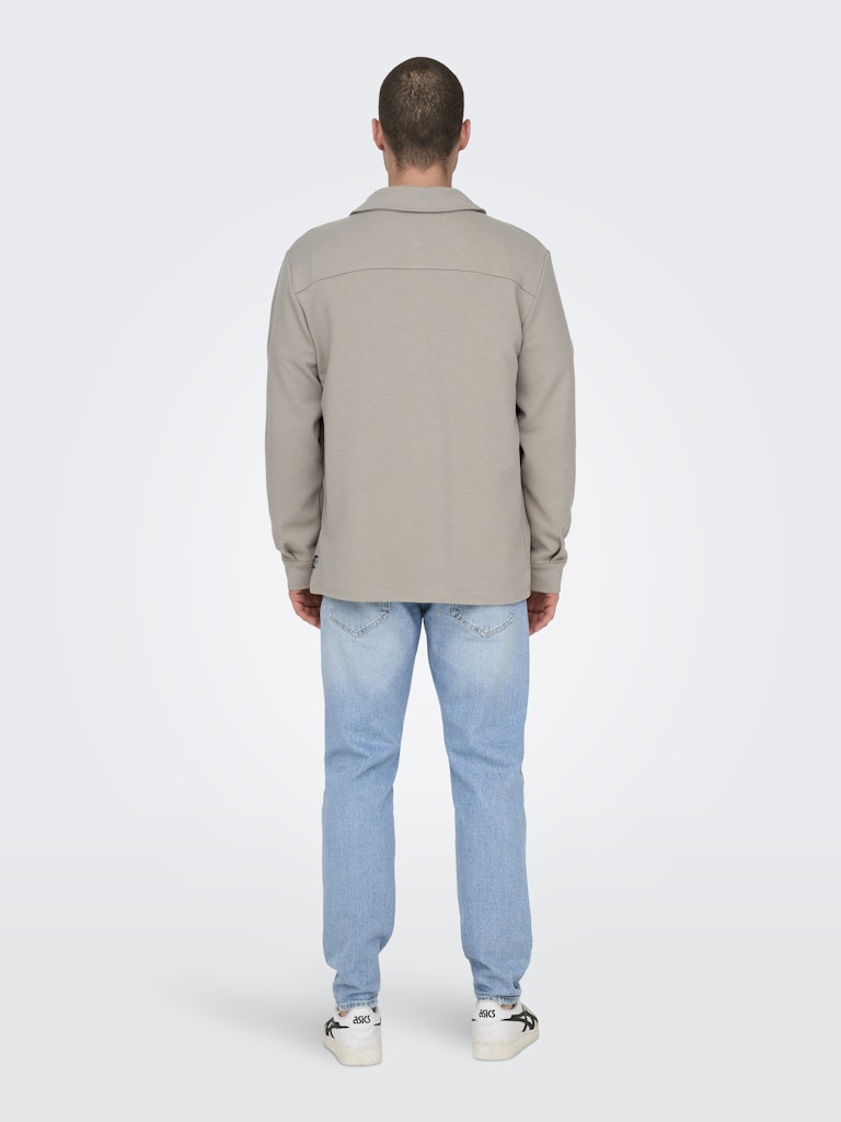 Onsnewkodyl Overshirt Sweat Noos - Zand