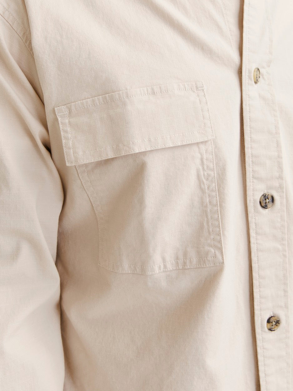 Jcotarmac Ripstop Overshirt Ls - Beige