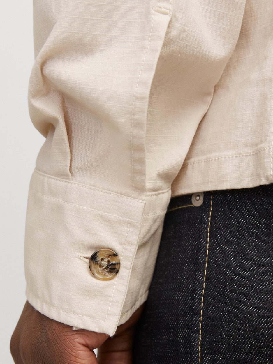 Jcotarmac Ripstop Overshirt Ls - Beige