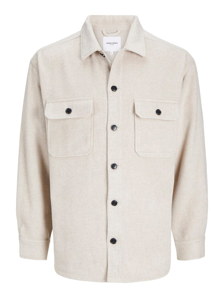 Jjebradley Ollie Overshirt Ls Noos - Beige