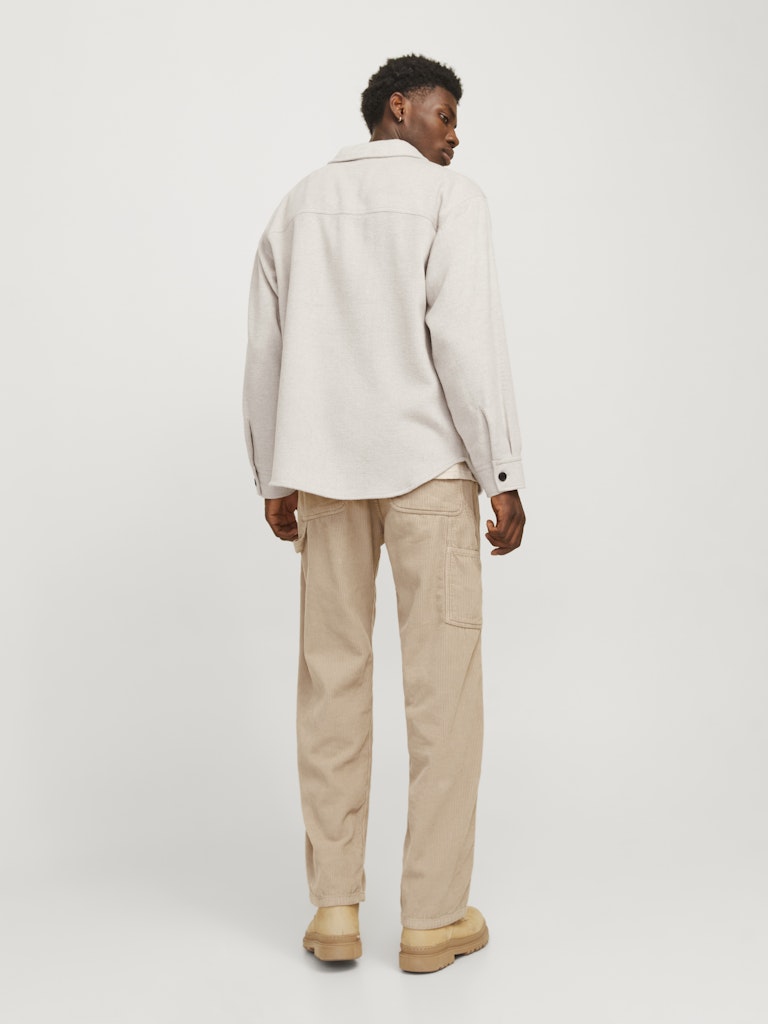 Jjebradley Ollie Overshirt Ls Noos - Beige