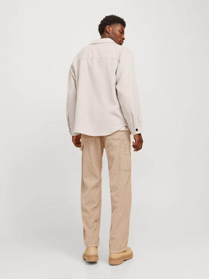 Jjebradley Ollie Overshirt Ls Noos - Beige