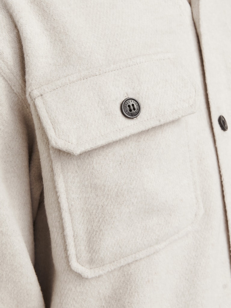 Jjebradley Ollie Overshirt Ls Noos - Beige