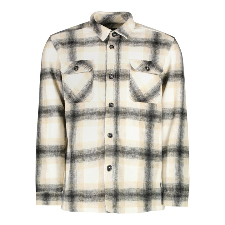 Mitzel Sw Shirt Check White - Ecru Dessin