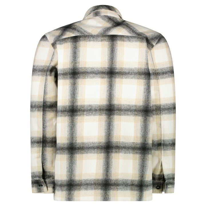 Mitzel Sw Shirt Check White - Ecru Dessin