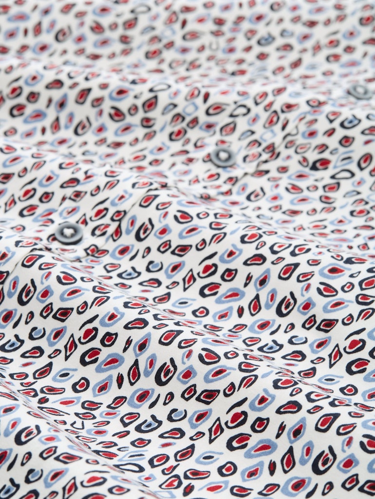 Aop Shirt L/s - Wit Dessin