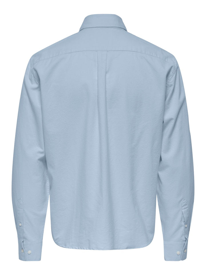 Onsgaton Reg Ls Shirt 0360 Frml - Lichtblauw