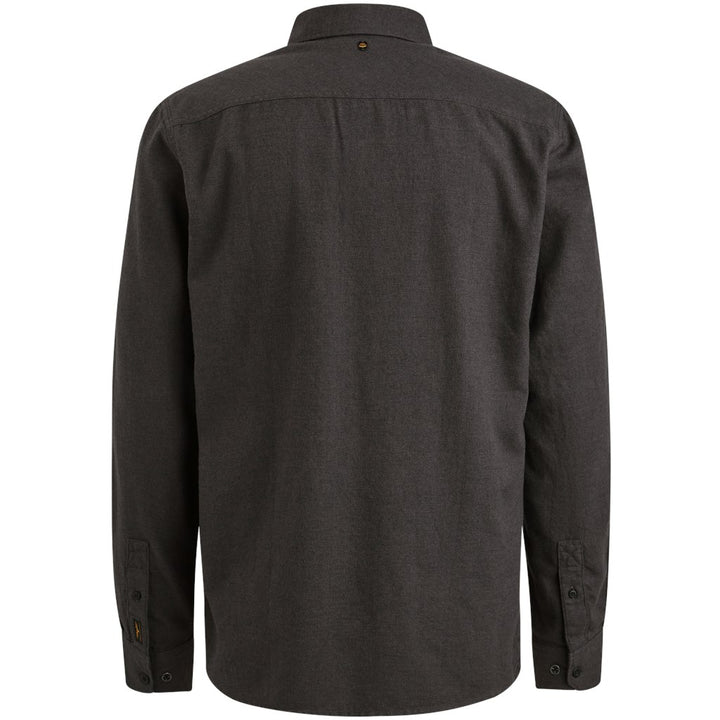 Long Sleeve Shirt Yarndyed Grindle - Antraciet