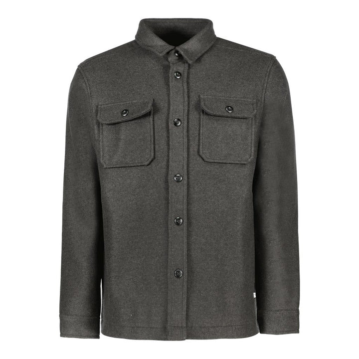 Mitzel Sw Shirt Check White - Antraciet