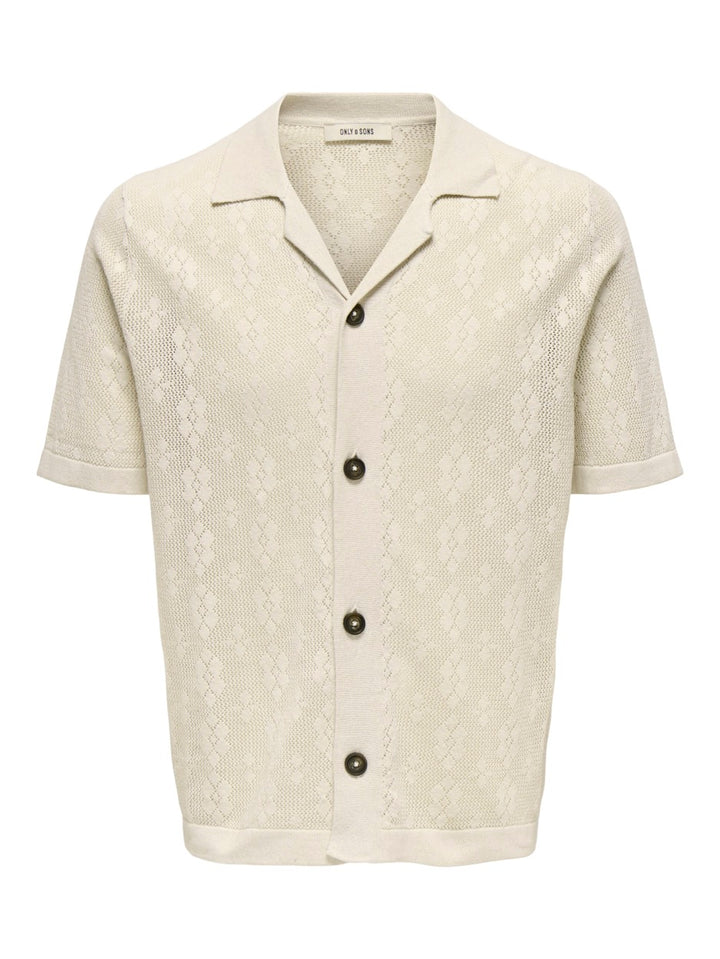 Onsken Life Reg 12 Ss Shirt Knit - Beige