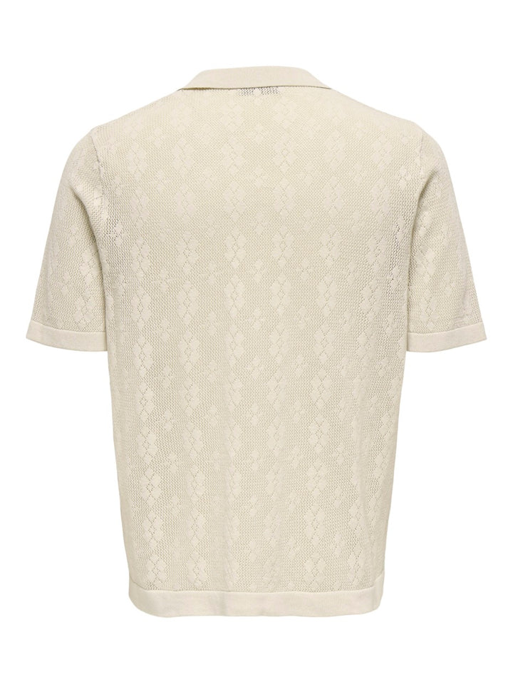 Onsken Life Reg 12 Ss Shirt Knit - Beige