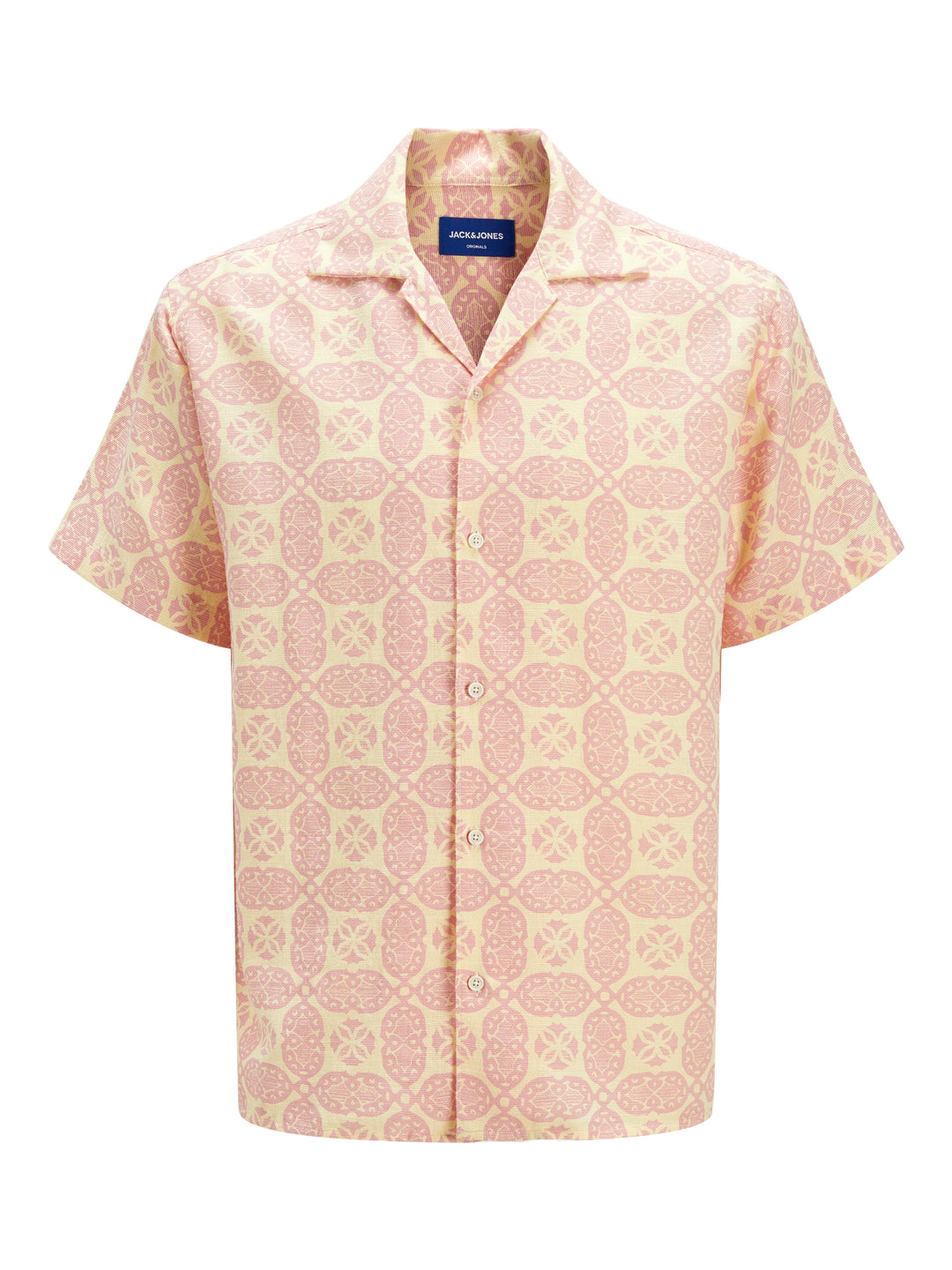 Jorhydra Noto Shirt Ss Ln - Geel Dessin