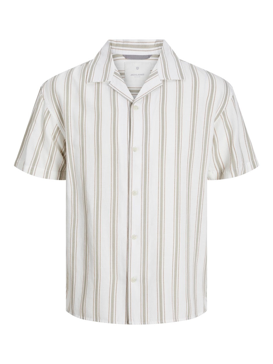 Jprccmontana Resort Shirt S/s Sn - Groen Dessin