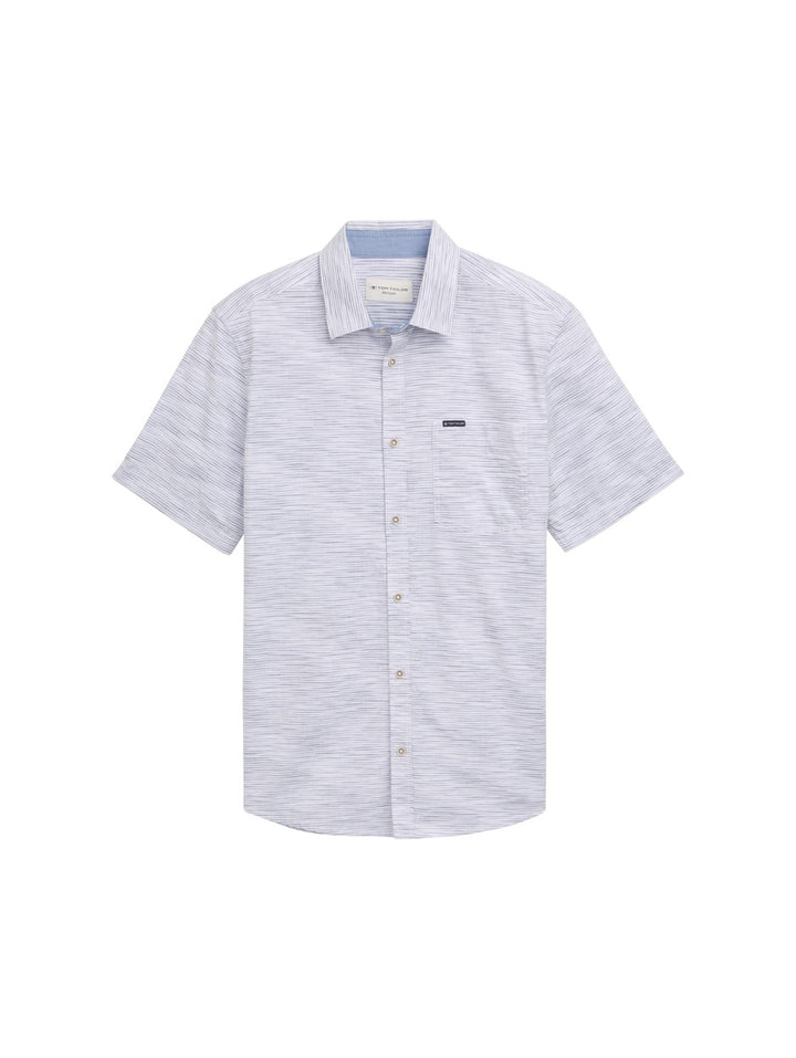 Overhemd S/s - Blauw Dessin