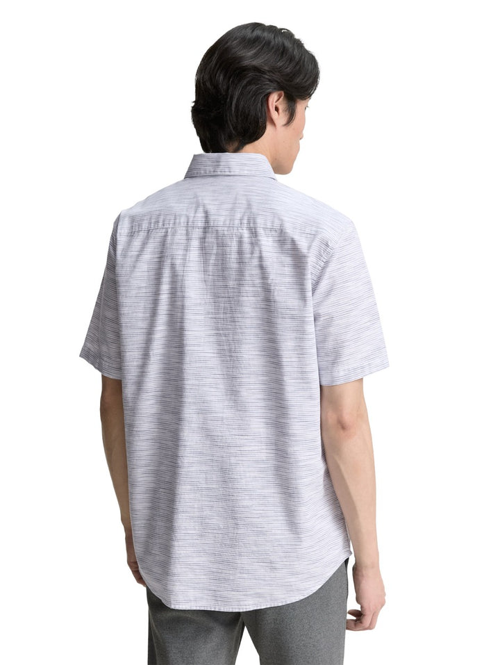Overhemd S/s - Blauw Dessin