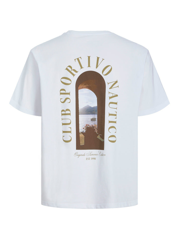 Jorhydra Photo Tee Ss Crew Neck - Off-white