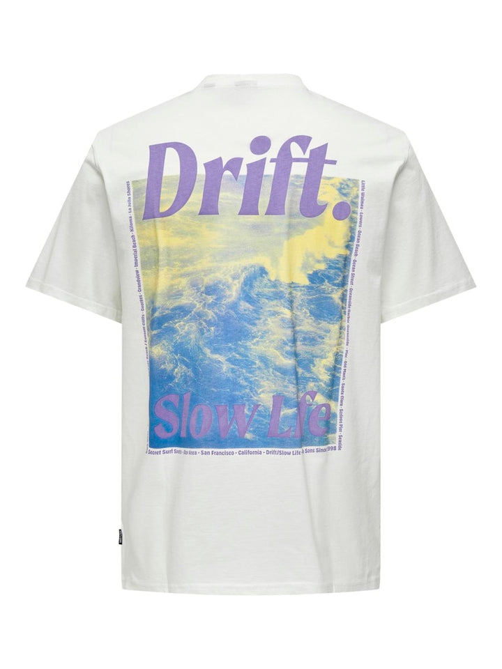 Onskye Reg Photo Ss Tee - Off-white