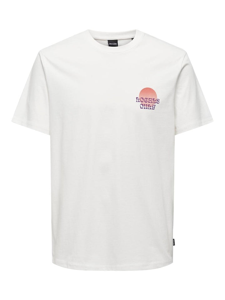 Onskye Reg Photo Ss Tee - Off-white