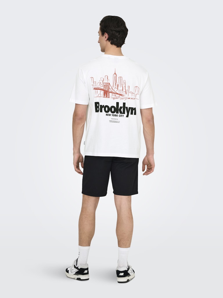 Onskeane Rlx Ss Print Tee Noos - Off-white