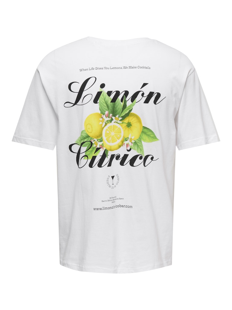 Onskeane Rlx Ss Print Tee Noos - Off-white