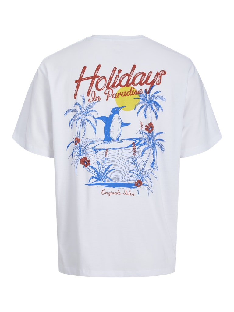 Jorwowie Tee Ss Crew Neck - Off-white