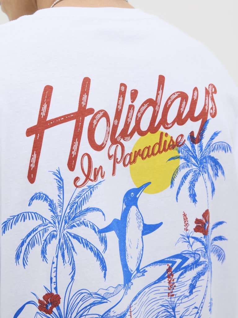 Jorwowie Tee Ss Crew Neck - Off-white