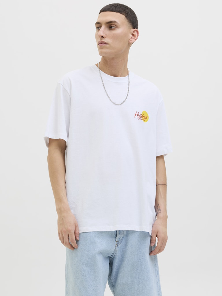Jorwowie Tee Ss Crew Neck - Off-white