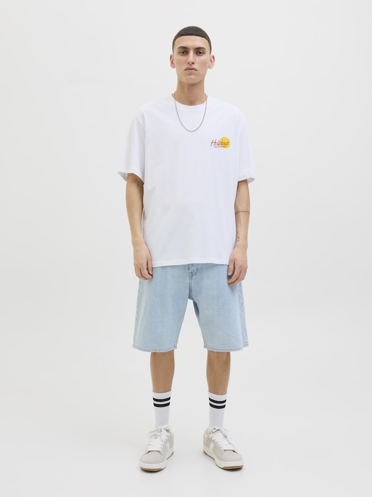 Jorwowie Tee Ss Crew Neck - Off-white
