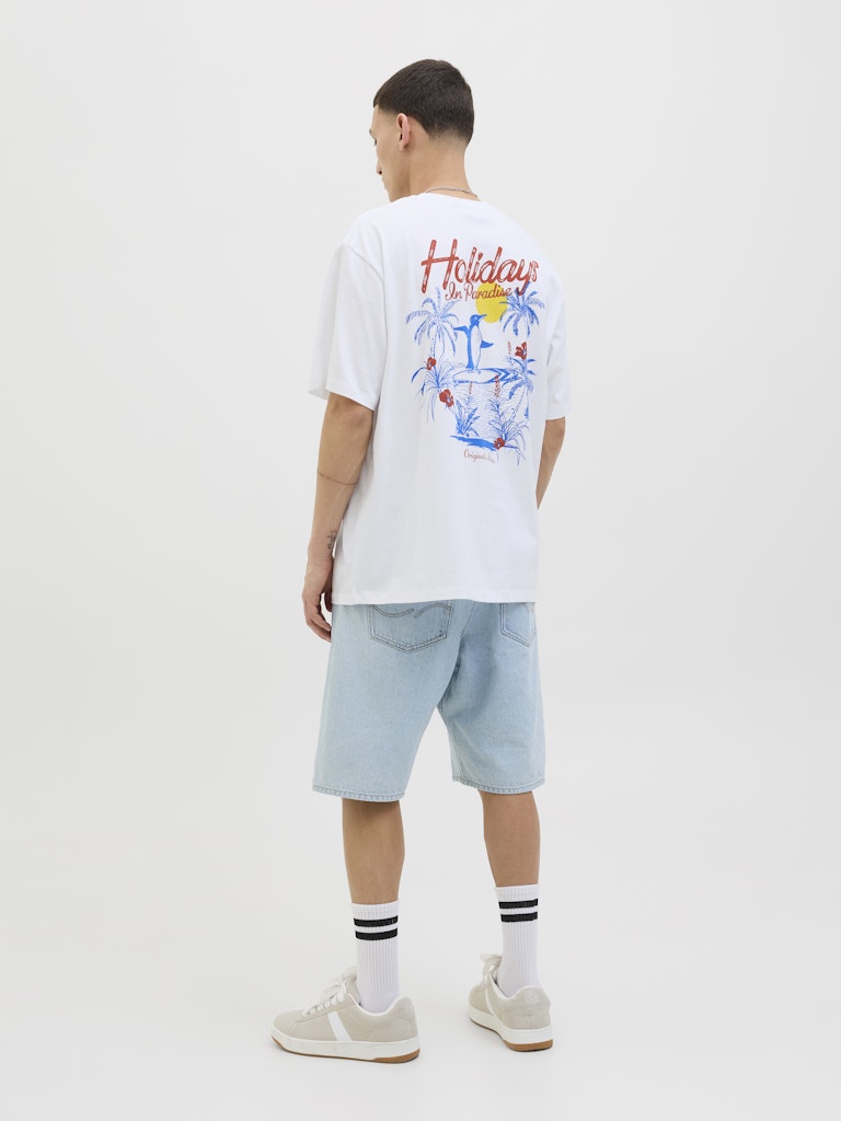 Jorwowie Tee Ss Crew Neck - Off-white