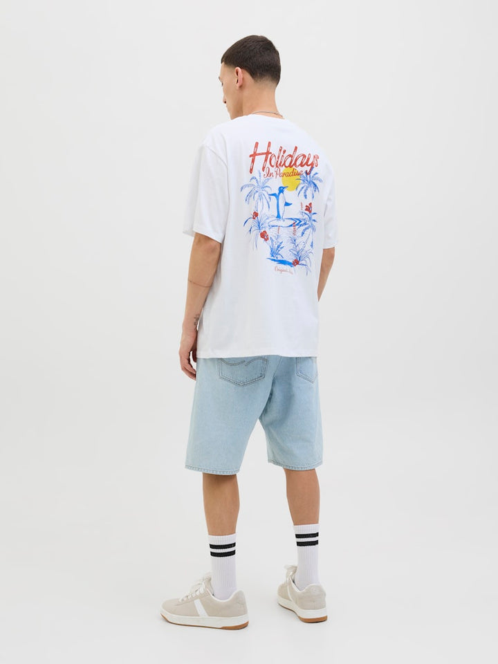 Jorwowie Tee Ss Crew Neck - Off-white