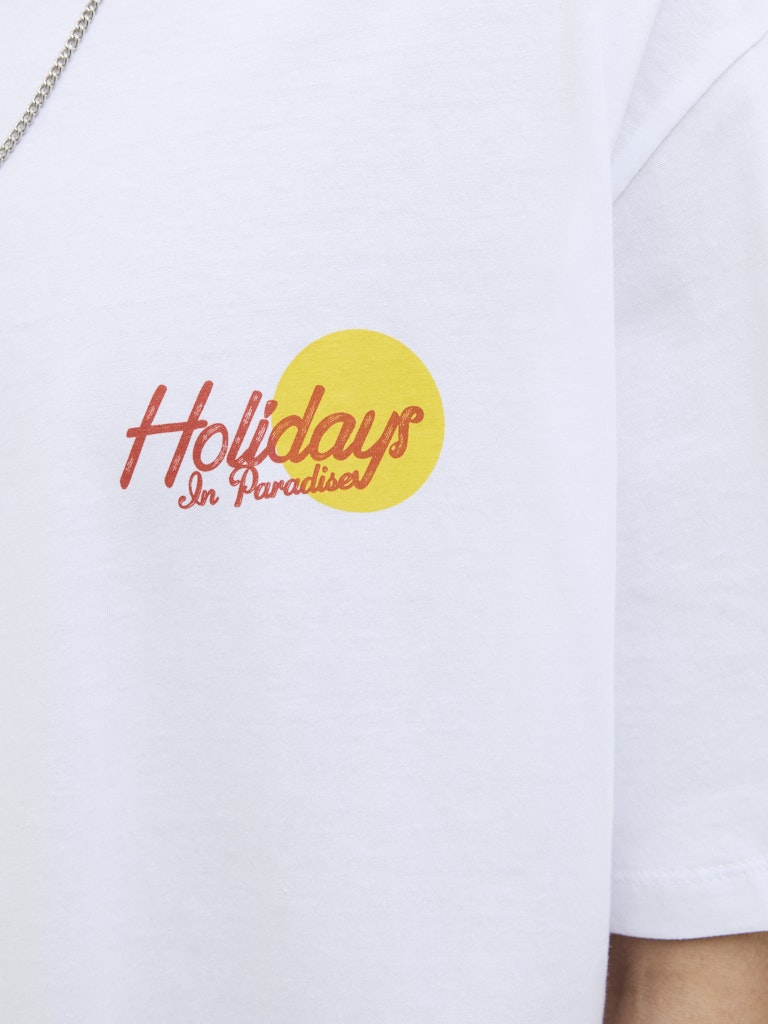 Jorwowie Tee Ss Crew Neck - Off-white