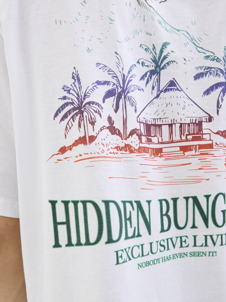 Jorwowie Tee Ss Crew Neck - Off-white