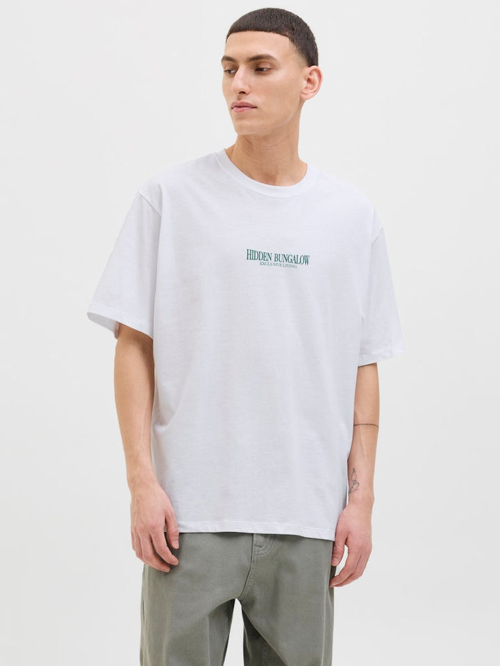 Jorwowie Tee Ss Crew Neck - Off-white
