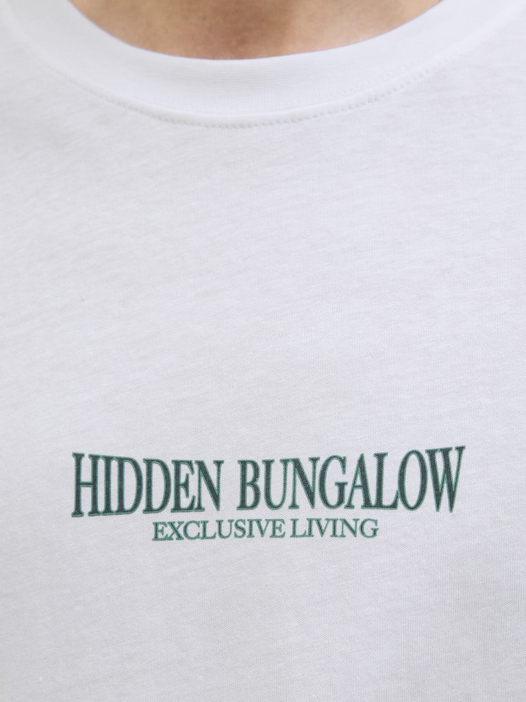 Jorwowie Tee Ss Crew Neck - Off-white