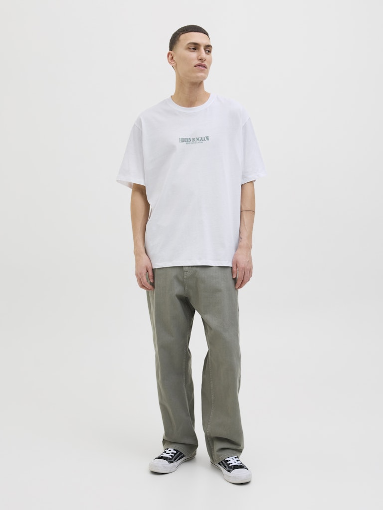 Jorwowie Tee Ss Crew Neck - Off-white