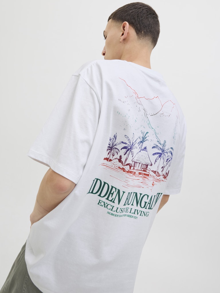 Jorwowie Tee Ss Crew Neck - Off-white