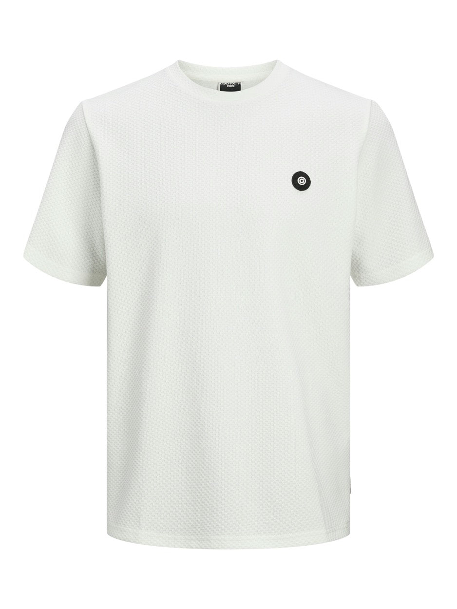 Jcopuffer Tee Ss Crew Neck Smu - Off-white