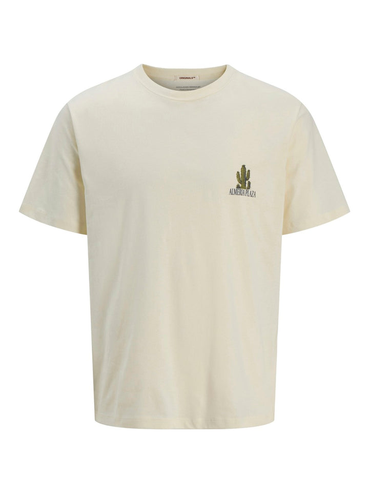 Jorcanggu Illu Tee Ss Crew Neck - Ecru