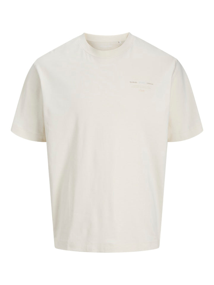 Jjeurban Edge Studio Tee Ss O-neck Noos - Ecru