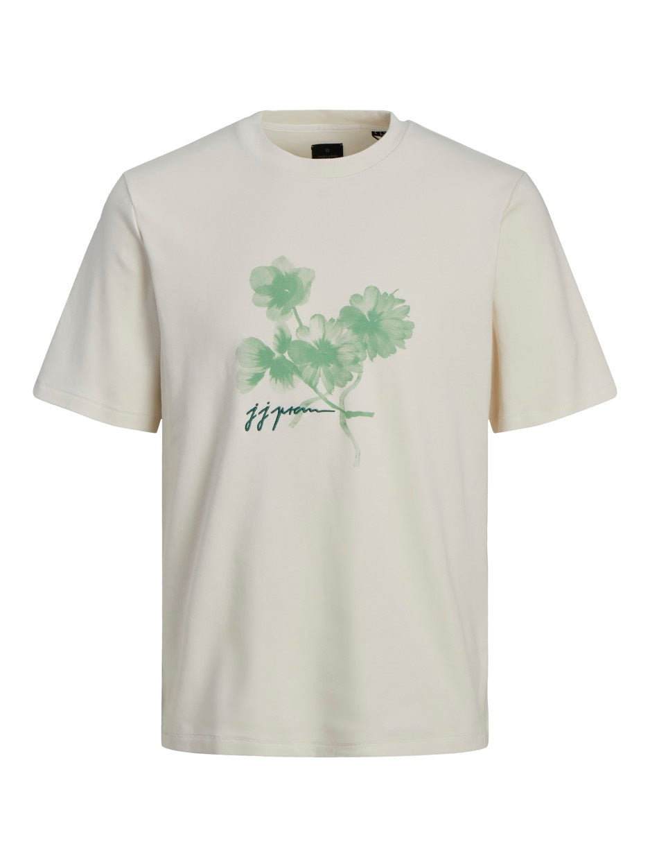 Jprblaroman Graphic Ss Tee - Ecru