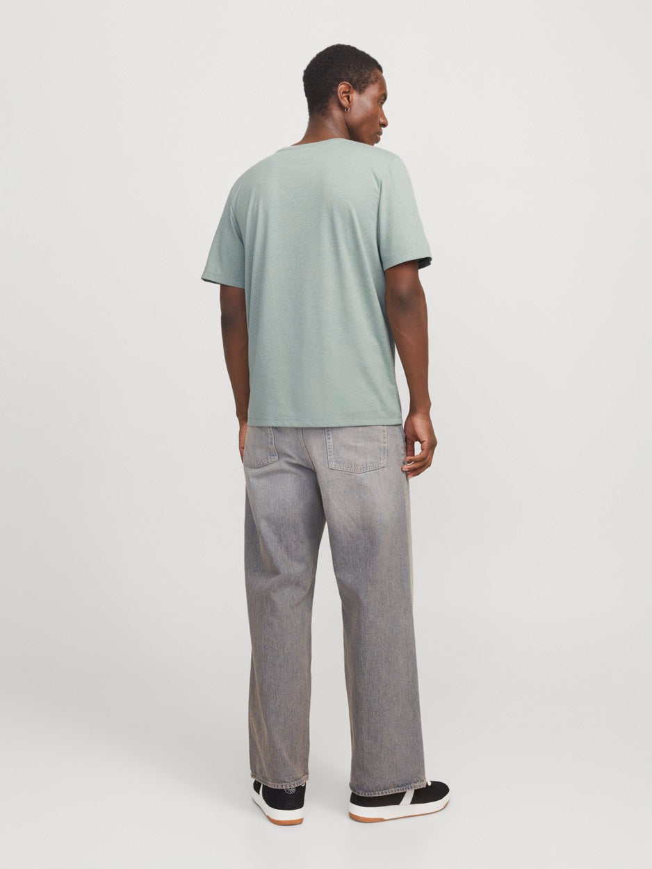 Jjelogo Tee Ss O-neck 2 Col Ss25 Sn - Olijf