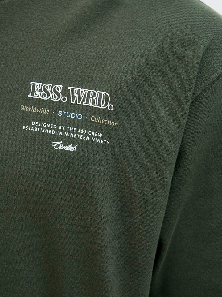 Jjeurban Edge Studio Tee Ss O-neck Noos - Donkergroen