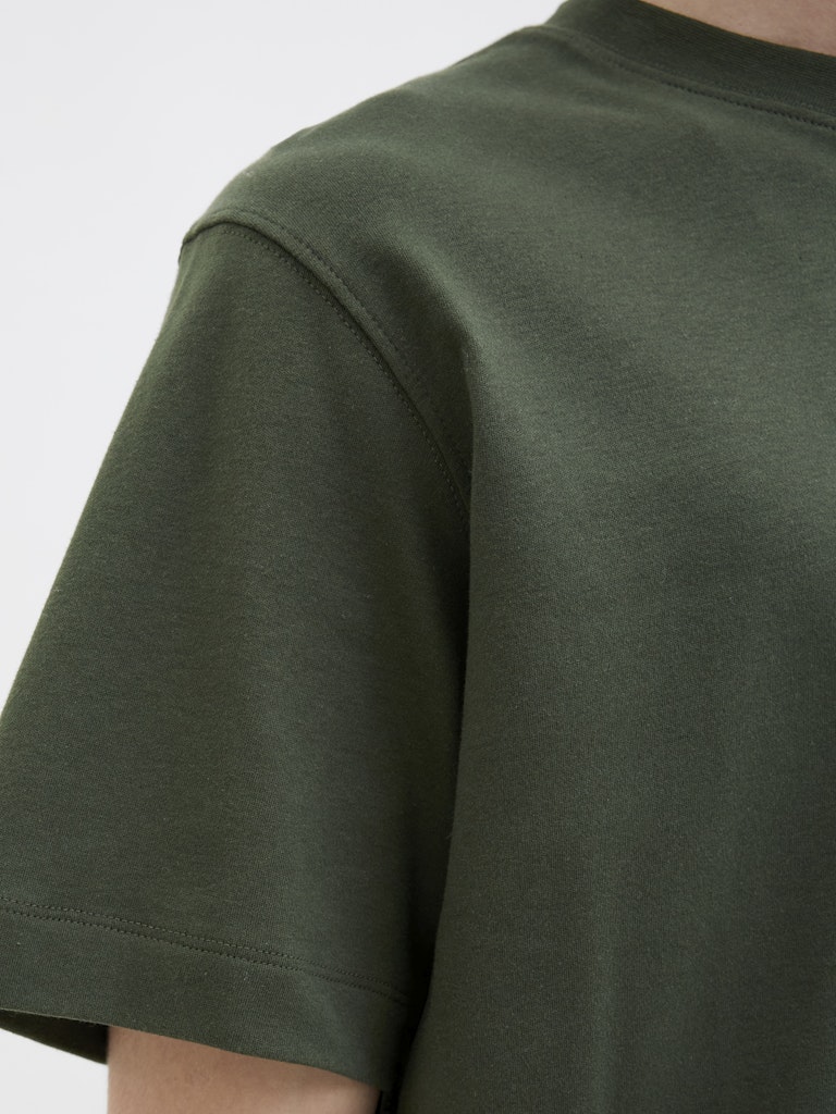 Jjeurban Edge Studio Tee Ss O-neck Noos - Donkergroen