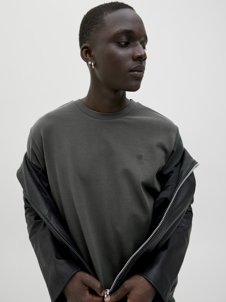 Jprbluhug Ss Tee - Donkergroen