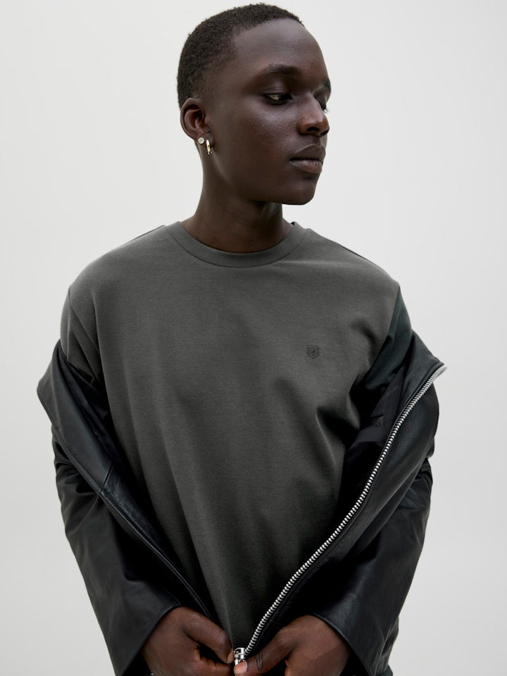 Jprbluhug Ss Tee - Donkergroen