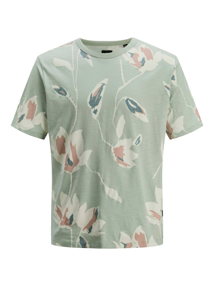 Jprblapalermo Aop Ss Tee - Groen Dessin