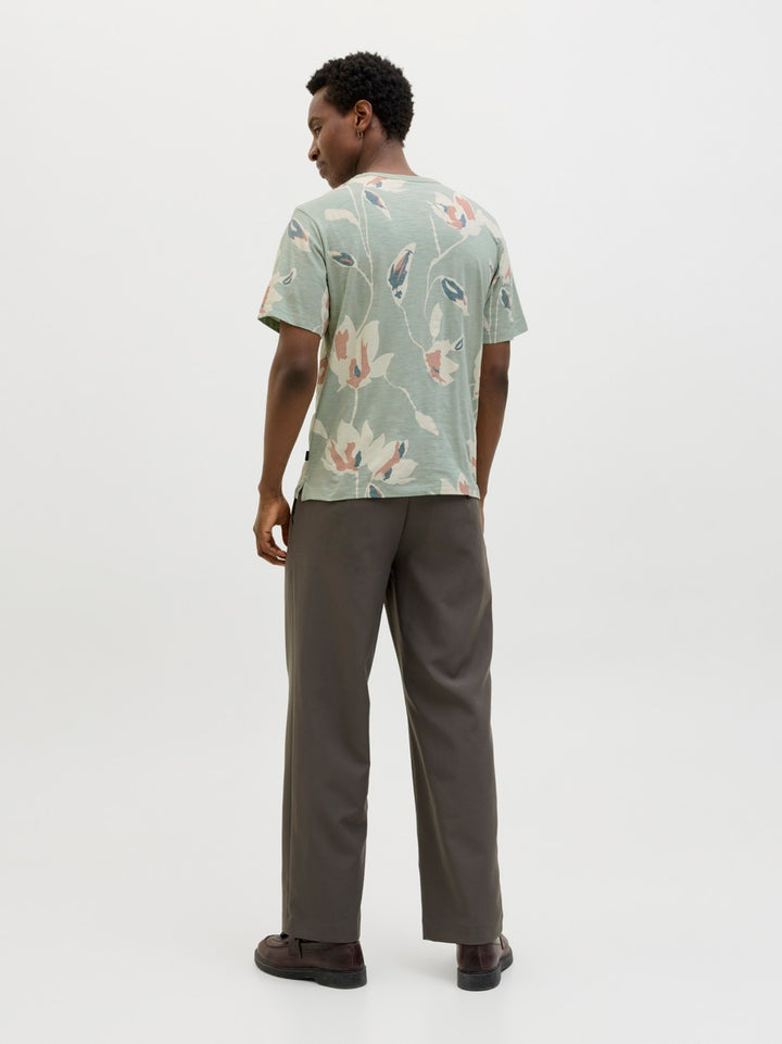 Jprblapalermo Aop Ss Tee - Groen Dessin